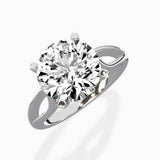 Split Shank Open Gallery Solitaire Ring Engagement Ring - The Better Diamonds