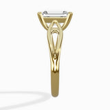Split Shank Open Gallery Solitaire Ring Engagement Ring - The Better Diamonds