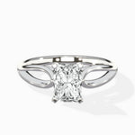 Split Shank Open Gallery Solitaire Ring Engagement Ring - The Better Diamonds