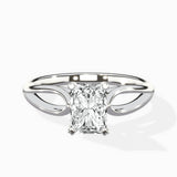 Split Shank Open Gallery Solitaire Ring Engagement Ring - The Better Diamonds