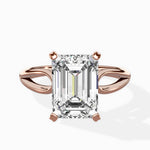 Split Shank Open Gallery Solitaire Ring Engagement Ring - The Better Diamonds