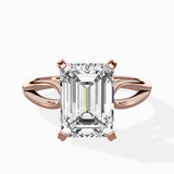 Split Shank Open Gallery Solitaire Ring Engagement Ring - The Better Diamonds