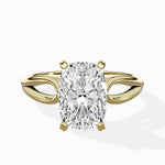 Split Shank Open Gallery Solitaire Ring Engagement Ring - The Better Diamonds
