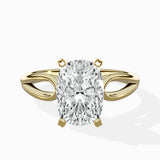Split Shank Open Gallery Solitaire Ring Engagement Ring - The Better Diamonds