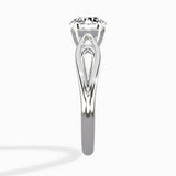 Split Shank Open Gallery Solitaire Ring Engagement Ring - The Better Diamonds