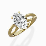 Split Shank Open Gallery Solitaire Ring Engagement Ring - The Better Diamonds