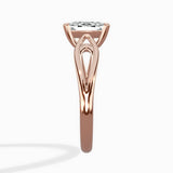 Split Shank Open Gallery Solitaire Ring Engagement Ring - The Better Diamonds