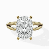 Split Shank Open Gallery Solitaire Ring Engagement Ring - The Better Diamonds