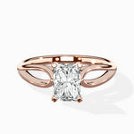 Split Shank Open Gallery Solitaire Ring Engagement Ring - The Better Diamonds