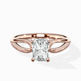 Split Shank Open Gallery Solitaire Ring Engagement Ring - The Better Diamonds
