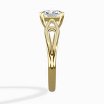 Split Shank Open Gallery Solitaire Ring Engagement Ring - The Better Diamonds