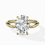 Split Shank Open Gallery Solitaire Ring Engagement Ring - The Better Diamonds