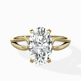 Split Shank Open Gallery Solitaire Ring Engagement Ring - The Better Diamonds