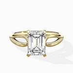 Split Shank Open Gallery Solitaire Ring Engagement Ring - The Better Diamonds