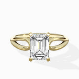 Split Shank Open Gallery Solitaire Ring Engagement Ring - The Better Diamonds