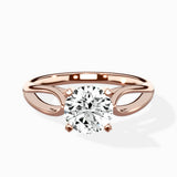 Split Shank Open Gallery Solitaire Ring Engagement Ring - The Better Diamonds