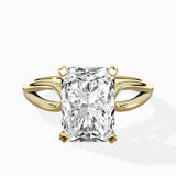 Split Shank Open Gallery Solitaire Ring Engagement Ring - The Better Diamonds