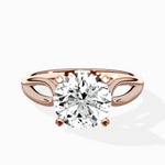 Split Shank Open Gallery Solitaire Ring Engagement Ring - The Better Diamonds