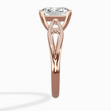 Split Shank Open Gallery Solitaire Ring Engagement Ring - The Better Diamonds