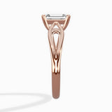 Split Shank Open Gallery Solitaire Ring Engagement Ring - The Better Diamonds