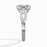 Split Shank Open Gallery Solitaire Ring Engagement Ring - The Better Diamonds