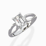 Split Shank Open Gallery Solitaire Ring Engagement Ring - The Better Diamonds