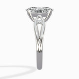 Split Shank Open Gallery Solitaire Ring Engagement Ring - The Better Diamonds