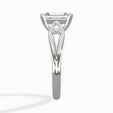 Split Shank Open Gallery Solitaire Ring Engagement Ring - The Better Diamonds