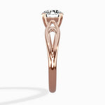Split Shank Open Gallery Solitaire Ring Engagement Ring - The Better Diamonds