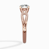 Split Shank Open Gallery Solitaire Ring Engagement Ring - The Better Diamonds
