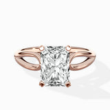 Split Shank Open Gallery Solitaire Ring Engagement Ring - The Better Diamonds