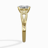 Split Shank Open Gallery Solitaire Ring Engagement Ring - The Better Diamonds