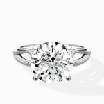 Split Shank Open Gallery Solitaire Ring Engagement Ring - The Better Diamonds