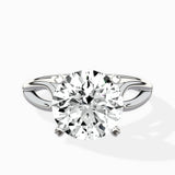 Split Shank Open Gallery Solitaire Ring Engagement Ring - The Better Diamonds