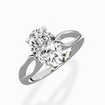 Split Shank Open Gallery Solitaire Ring Engagement Ring - The Better Diamonds