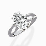 Split Shank Open Gallery Solitaire Ring Engagement Ring - The Better Diamonds