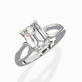 Split Shank Open Gallery Solitaire Ring Engagement Ring - The Better Diamonds