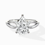 Split Shank Open Gallery Solitaire Ring Engagement Ring - The Better Diamonds