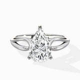 Split Shank Open Gallery Solitaire Ring Engagement Ring - The Better Diamonds