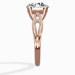 Split Shank Open Gallery Solitaire Ring Engagement Ring - The Better Diamonds