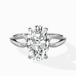 Split Shank Open Gallery Solitaire Ring Engagement Ring - The Better Diamonds