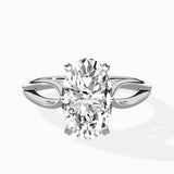 Split Shank Open Gallery Solitaire Ring Engagement Ring - The Better Diamonds