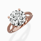 Split Shank Open Gallery Solitaire Ring Engagement Ring - The Better Diamonds
