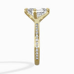 Split Shank Pave Solitaire Ring Engagement Ring - The Better Diamonds