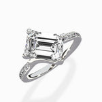 Split Shank Pave Solitaire Ring Engagement Ring - The Better Diamonds