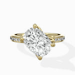 Split Shank Pave Solitaire Ring Engagement Ring - The Better Diamonds