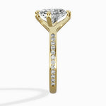Split Shank Pave Solitaire Ring Engagement Ring - The Better Diamonds