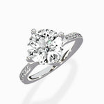 Split Shank Pave Solitaire Ring Engagement Ring - The Better Diamonds
