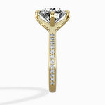 Split Shank Pave Solitaire Ring Engagement Ring - The Better Diamonds