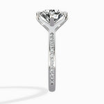 Split Shank Pave Solitaire Ring Engagement Ring - The Better Diamonds